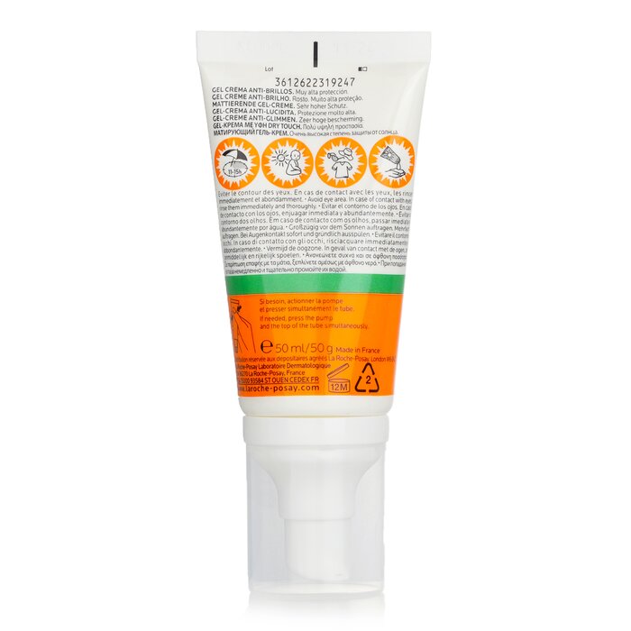 La Roche Posay Anthelios XL 50 Anti-Shine Dry Touch Gel-Cream SPF 50+ - For Sun & Sun Intolerant Skin  50ml/1.69ozProduct Thumbnail