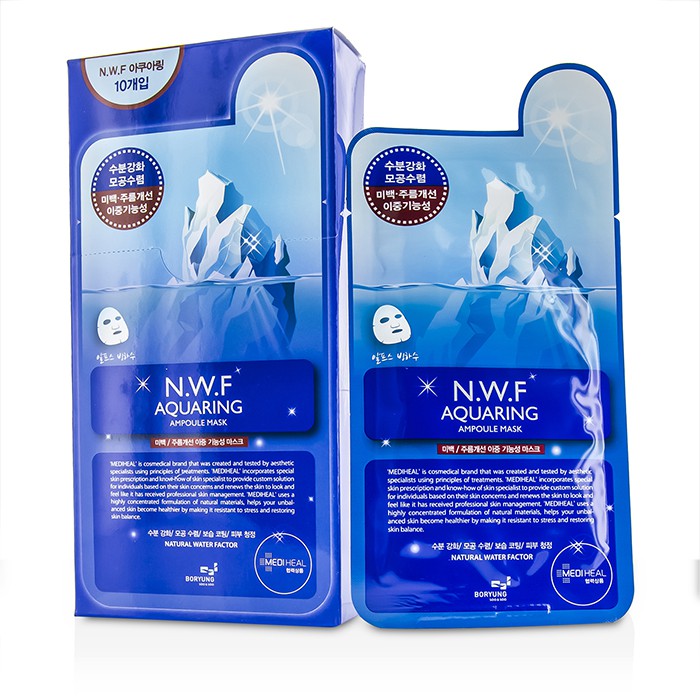 Mediheal Ampoule Mask - N.W.F Aquaring (Natural Water Factor) 10pcsProduct Thumbnail