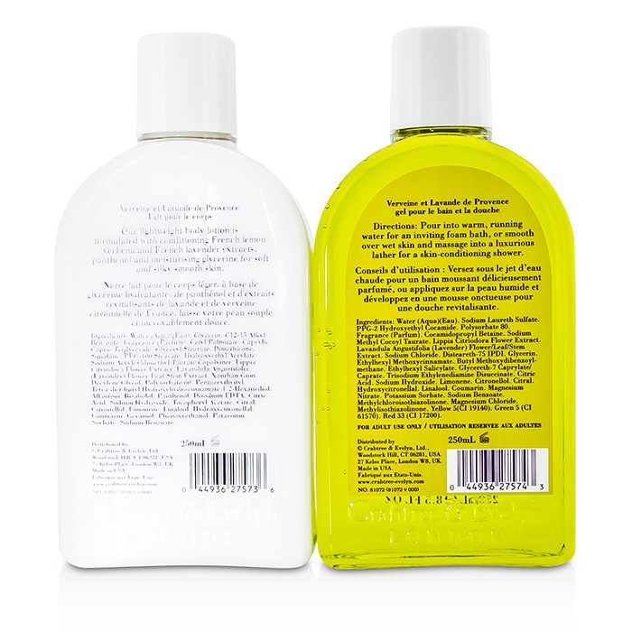 クラブツリー＆イヴリン Crabtree & Evelyn Verbena & Lavender Duo: Bath & Shower Gel 250ml + Body Lotion 250ml 2pcsProduct Thumbnail
