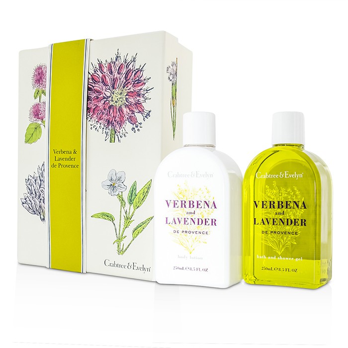 Crabtree & Evelyn Verbena & Lavender Duo: Bath & Shower Gel 250ml + Body Lotion 250ml 2pcsProduct Thumbnail