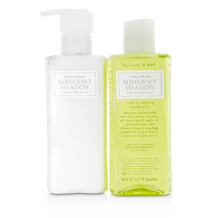 Crabtree & Evelyn Somerset Meadow Duo: Bath & Shower Gel 200ml + Body Lotion 200ml 2pcsProduct Thumbnail
