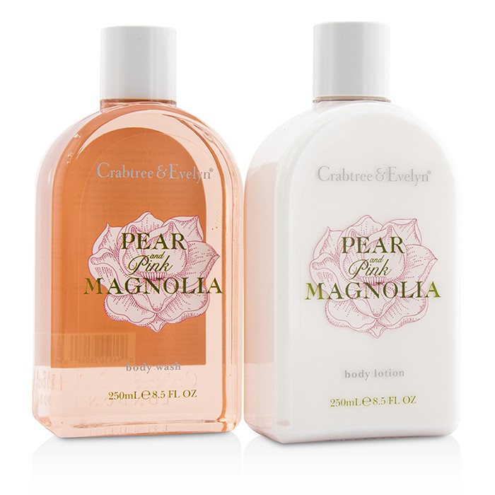 Crabtree & Evelyn Koupelové duo hruška a růžová magnolie Pear & Pink Magnolia Duo: sprchový gel 250ml + tělové mléko 250ml 2pcsProduct Thumbnail