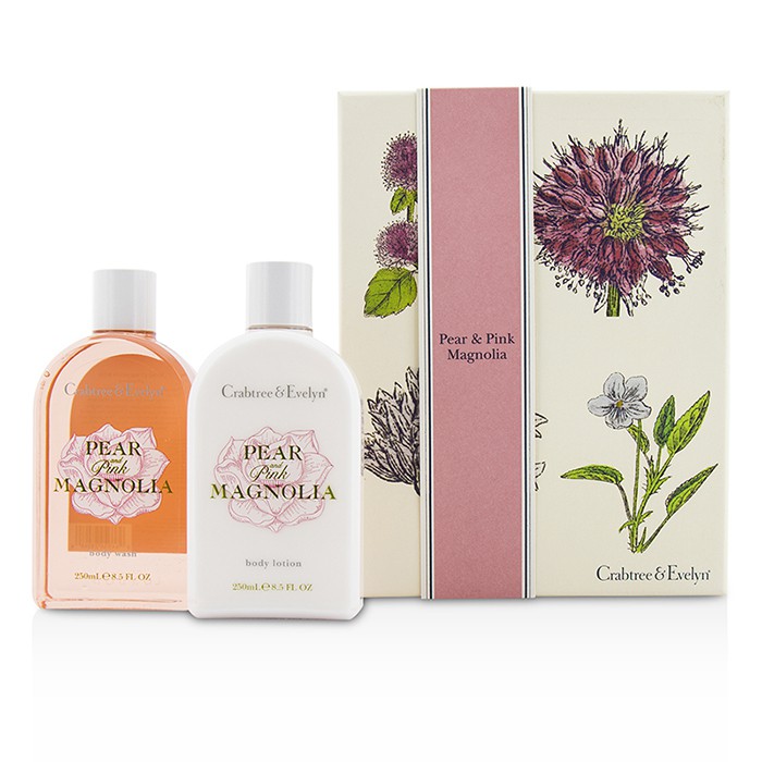 Crabtree & Evelyn Pear & Pink Magnolia Duo: Body Wash 250ml + Body Lotion 250ml 2pcsProduct Thumbnail