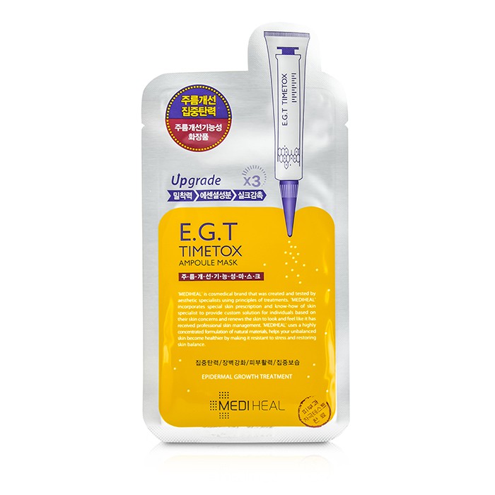 Mediheal Ampoule Mask - E.G.T Timetox (Epidermal Growth Treatment) 10pcsProduct Thumbnail