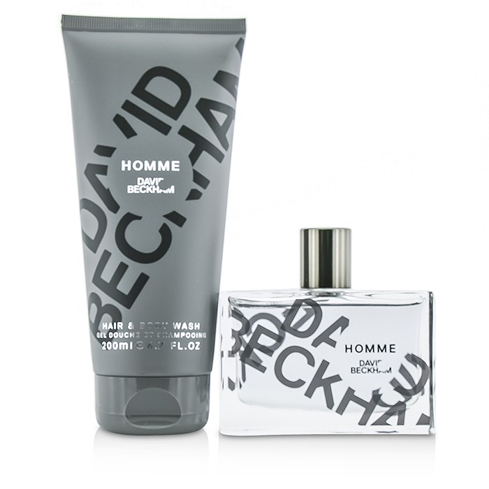 David Beckham Homme Kazeta: voda po holení 50ml/1.7oz + šampón na vlasy a telo200ml/6.7oz 2pcsProduct Thumbnail