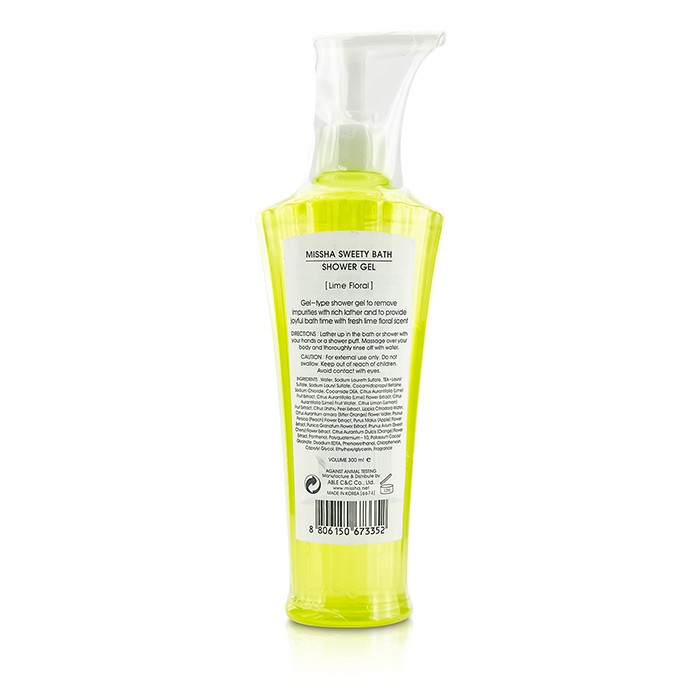 Missha Sweety Bath Shower Gel - Lime Floral 300ml/10.14ozProduct Thumbnail