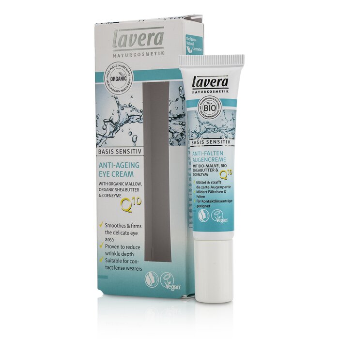 Lavera Krem pod oczy Basis Sensitiv Anti-Ageing Eye Cream Q10 15ml/0.5ozProduct Thumbnail