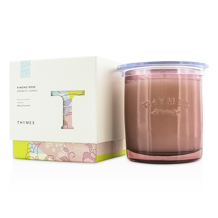 Thymes Świeca zapachowa Aromatic Candle - Kimono Rose 284g/10ozProduct Thumbnail