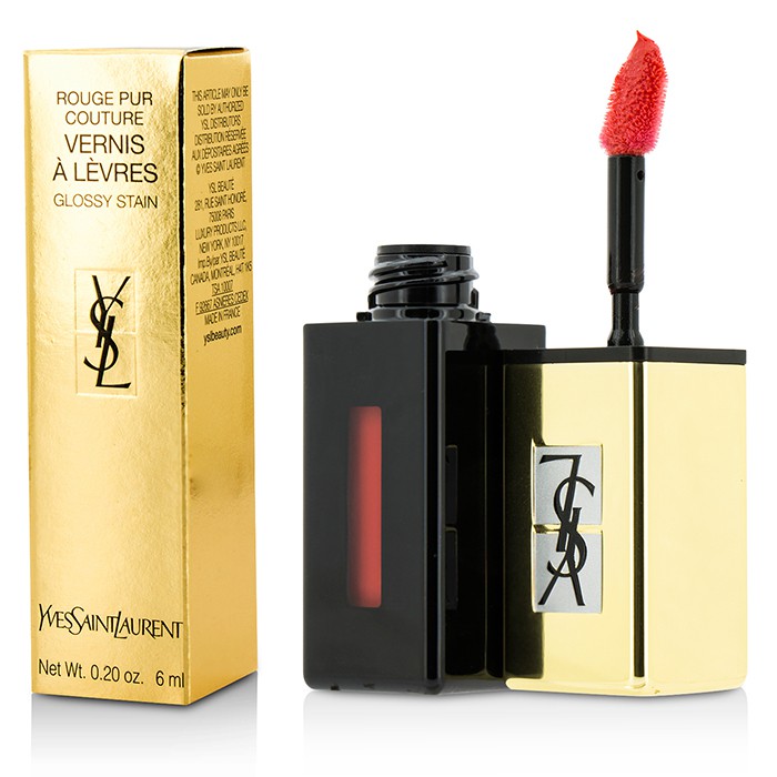 Yves Saint Laurent Gloss Brilhante Rouge Pur Couture Vernis A Levres Pop Water 6ml/0.2ozProduct Thumbnail