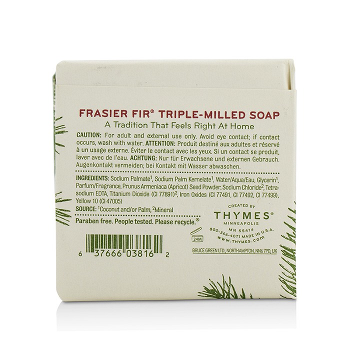 Thymes 香百里 弗雷澤冷杉洗手皂 Frasier Fir Bar Soap 155g/5.5ozProduct Thumbnail