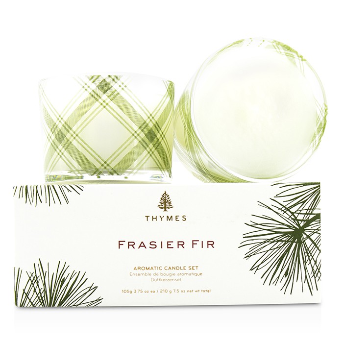 Thymes Aromatic Candle Set - Frasier Fir 2x105g/3.75ozProduct Thumbnail