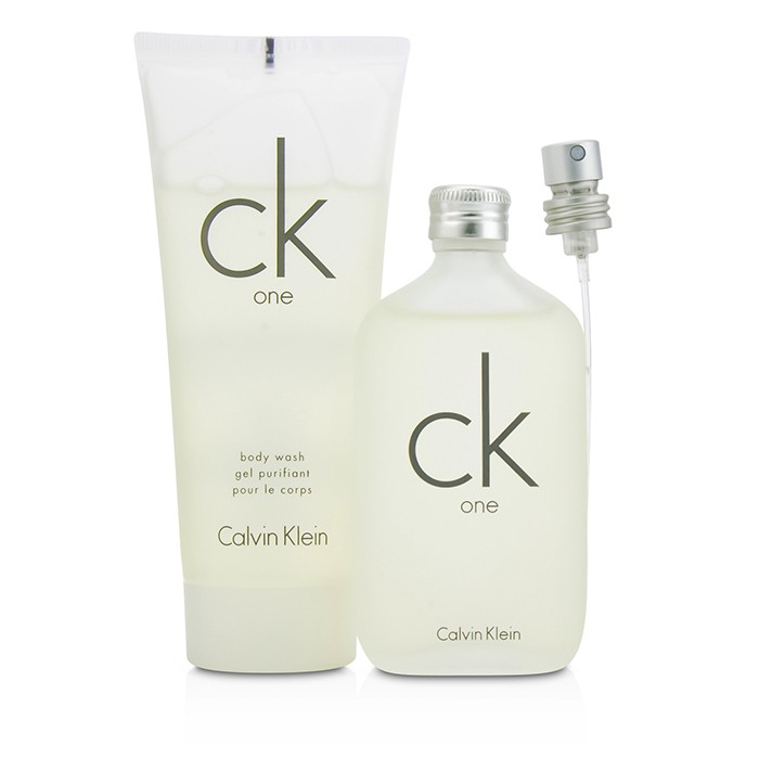 Calvin Klein CK One Coffret: Eau De Toilette Spray 50ml/1.7oz + Body Wash 100ml/3.4oz 2pcsProduct Thumbnail
