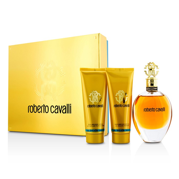 Roberto Cavalli Roberto Cavalli (nová) Kazeta: parfumovaná voda s rozprašovačom 75ml/2.5oz + telové mlieko 75ml/2.5oz + sprchový gél 75ml/2.5oz 3pcsProduct Thumbnail
