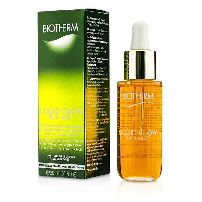 Biotherm Liquid Glow Skin Best Instant Complexion Reviving Oil with Antioxydant Algae Extract 30ml/1.01ozProduct Thumbnail