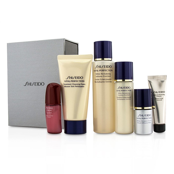 資生堂 Shiseido Vital-Perfection Set: Cleansing Foam 50ml+Softener 75ml+Emulsion 30ml+Ultimune Concentrate 10ml+Serum 10ml+Primer 10ml 6pcsProduct Thumbnail