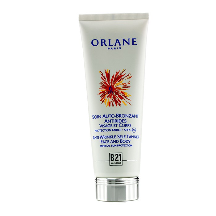 Orlane ปรับผิวแทนสำหรับผิวหน้าและผิวกาย B21 Anti-Wrinkle Self-Tanner สำหรับผิวหน้า & ผิวกาย SPF 6 125ml/4.2ozProduct Thumbnail