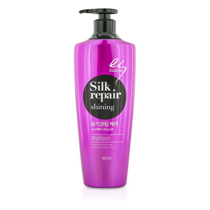 Elastine 伊絲婷 閃亮修護洗髮精(乾燥受損髮質適用) Silk Repair Shining Shining Coating Care Shampoo 600ml/20.29ozProduct Thumbnail