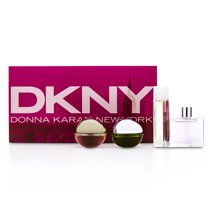 디케이엔와이 DKNY 하우스 오브 DKNY 미니어쳐 코프레:시티, 비 딜리셔스, 에너자이징, 골든 딜리셔스 4pcsProduct Thumbnail