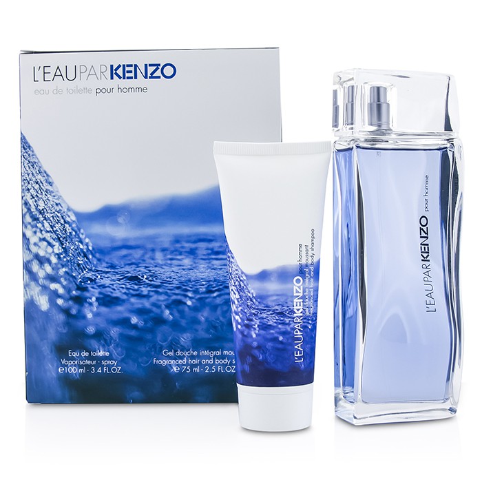 Kenzo Zestaw L'Eau Par Kenzo Coffret: Eau De Toilette Spray 100ml/3.4oz + Hair & Body Shampoo 75ml/2.5oz 2pcsProduct Thumbnail