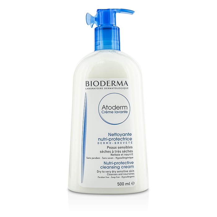 Bioderma Atoderm Nutri-protective Cleansing Cream - Dry To Very Dry Sensitive Skin (For Face & Body) 500ml/16.67ozProduct Thumbnail