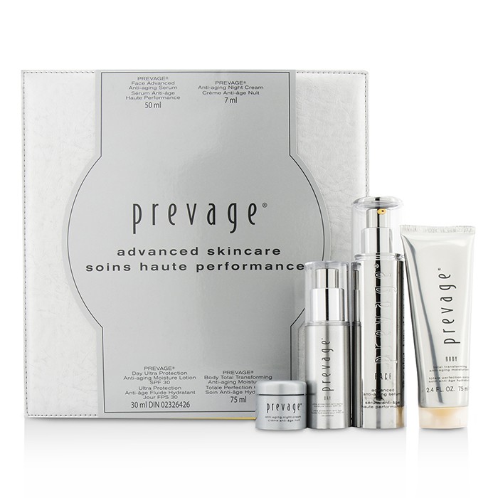 Prevage by Elizabeth Arden Advanced Skincare Set: Face Serum 50ml + Day Lotion SPF 30 30ml + Night Cream 7ml + Body Moisturizer 75ml 4pcsProduct Thumbnail