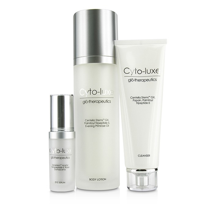 Glotherapeutics Cyto-Luxe Agelesskin Phytostem Collection: Cleanser 130ml + Eye Serum 17ml + Body Lotion 200ml 3pcsProduct Thumbnail