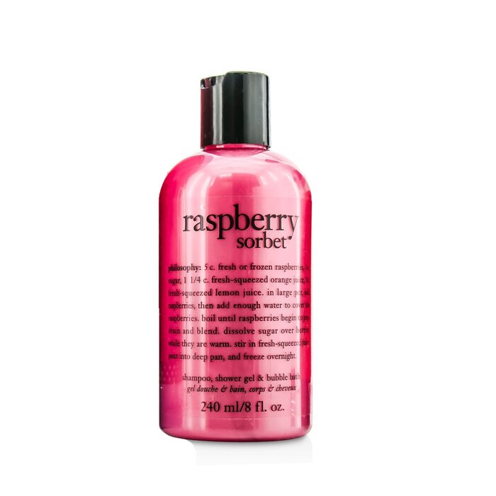 Philosophy Thank You Set: Raspberry Sorbet šampon, gel za tuširanje i pjenušava kupka 240ml + sjajilo za usne 12ml 2pcsProduct Thumbnail