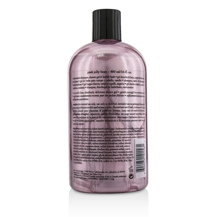 Philosophy Pink Jelly Bean Shampoo, Shower Gel & Bubble Bath 480ml/16ozProduct Thumbnail