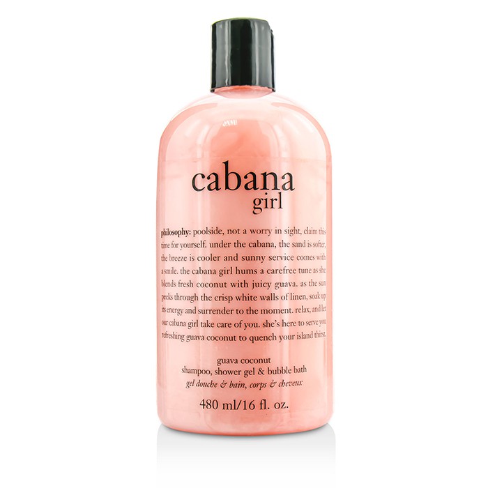Philosophy Cabana Girl Shampoo, Shower Gel & Bubble Bath 480ml/16ozProduct Thumbnail