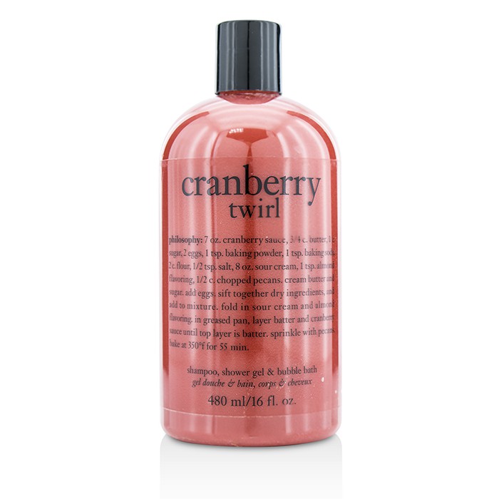 Philosophy Cranberry Twirl Shampoo, Shower Gel & Bubble Bath 480ml/16ozProduct Thumbnail