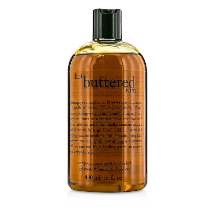 フィロソフィー Philosophy Hot Buttered Rum Shampoo, Shower Gel & Bubble Bath 480ml/16ozProduct Thumbnail