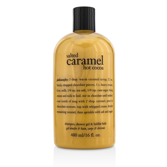 Philosophy Salted Caramel Hot Cocoa Shampoo, Shower Gel & Bubble Bath 480ml/16ozProduct Thumbnail