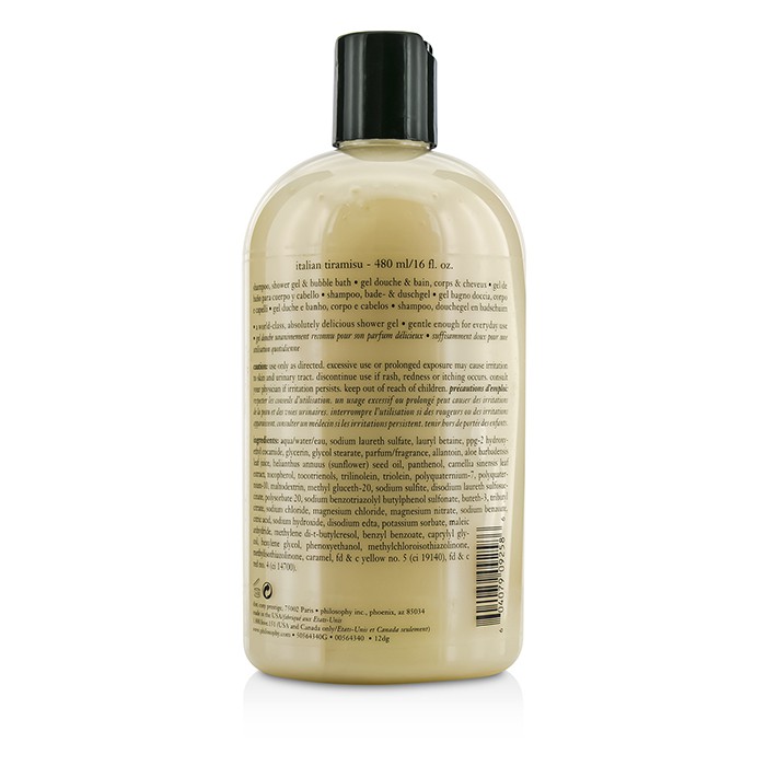 Philosophy Italian Tiramisu Shampoo, Shower Gel & Bubble Bath 480ml/16ozProduct Thumbnail