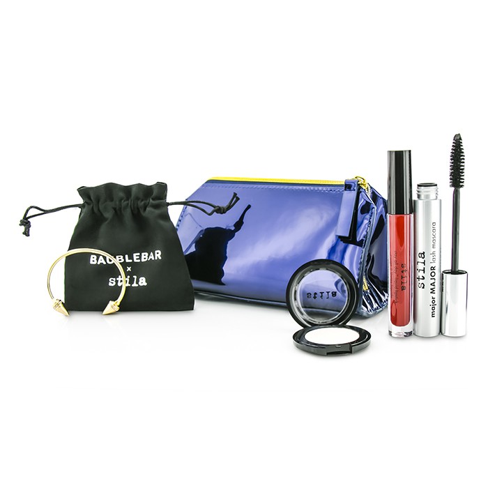 Stila New Years Eve Glam Makeup Set (1x Eyeshadow, 1x Liquid Lipstick, 1x Mascara, 1x Bangle with Pouch, 1x Clutch) Picture ColorProduct Thumbnail