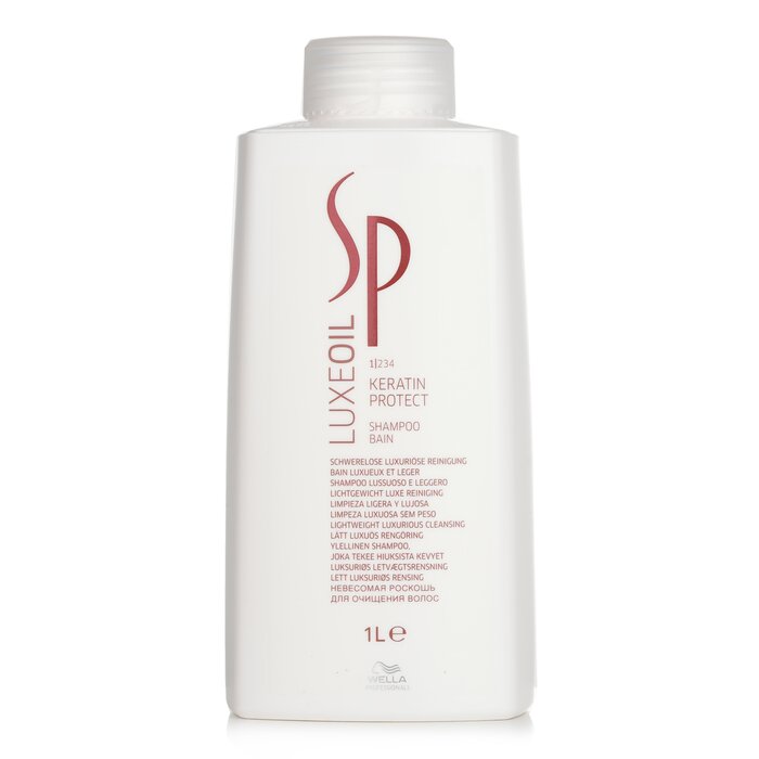 Wella SP Luxe Oil Keratin Protect Shampoo - שמפו הגנה לניקוי קליל ויוקרתי 1000ml/33.8ozProduct Thumbnail