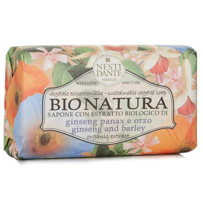 Nesti Dante Bio Natura Sustainable Vegetal Soap - Ginseng & Barley - סבון צמחי ג׳ינסג ושעורה 250g/8.8ozProduct Thumbnail