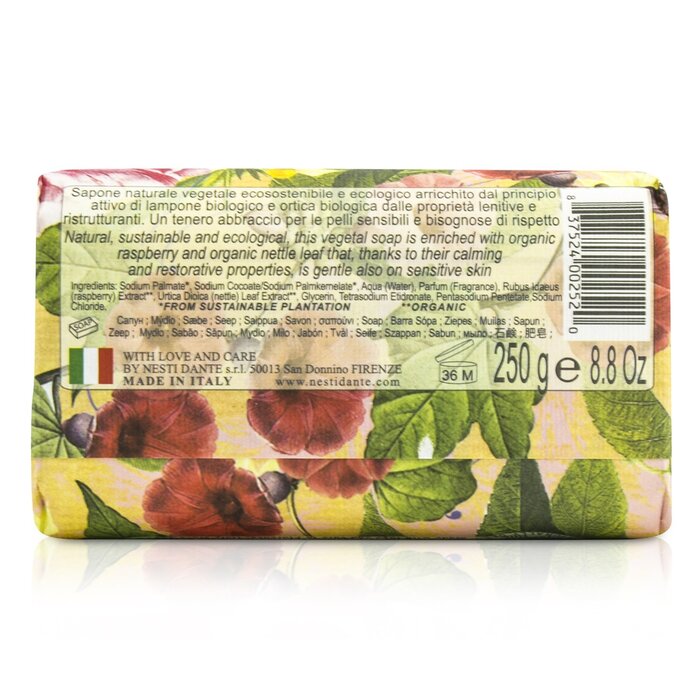 Nesti Dante Bio Natura Sustainable Vegetal Soap - Wild Raspberry & Nettle 250g/8.8ozProduct Thumbnail