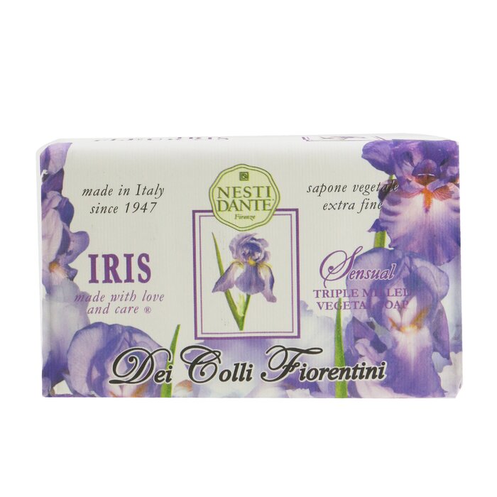 Nesti Dante Dei Colli Fiorentini kolminkertainen jauhettu kasvisaippua - Iris 250g/8.8ozProduct Thumbnail