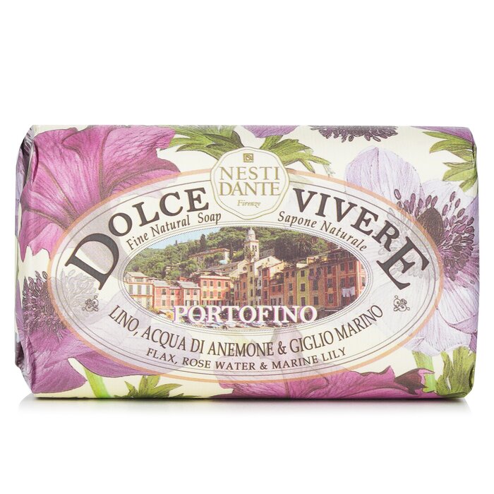 Nesti Dante Dolce Vivere Fine Natural Soap - Portofino - Flax, Rose Water & Marine Lily - סבון טבעי - פורטופינו - פשתן, מי ורדים וחבצלת ים 250g/8.8ozProduct Thumbnail