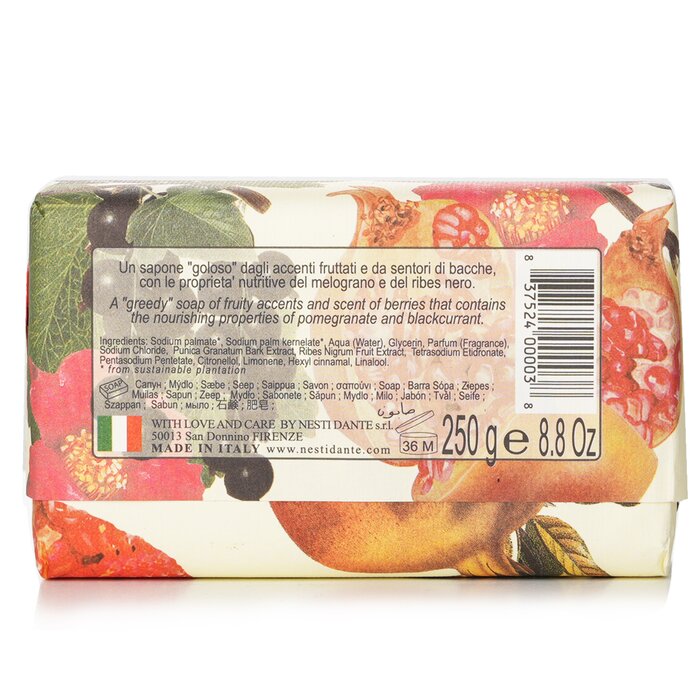 Nesti Dante Il Frutteto Nourishing Soap - Pomegranate & Blackcurrant- סבון מזין רימון ודומדמניות שחורות 250g/8.8ozProduct Thumbnail