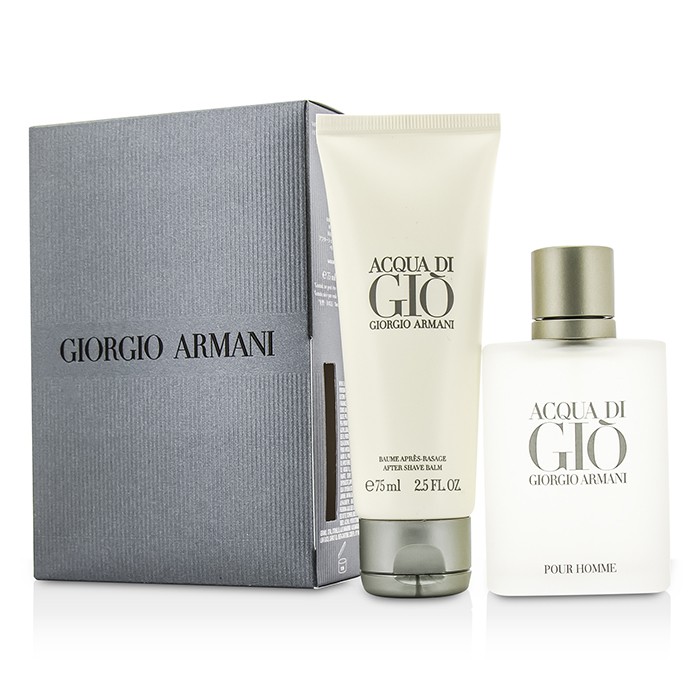 ジョルジオ アルマーニ Giorgio Armani Acqua Di Gio Coffret: Eau De Toilette Spray 50ml/1.7oz + After Shave Balm 75ml/2.5oz 2pcsProduct Thumbnail