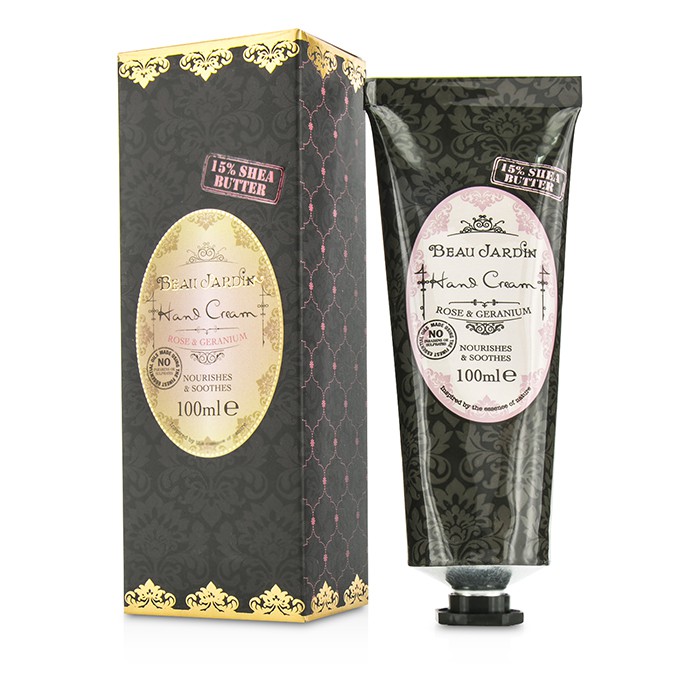 Heathcote & Ivory Beau Jardin Rose & Geranium 15% Shea Butter Hand Cream 100ml/3.38ozProduct Thumbnail
