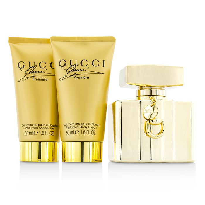 グッチ Gucci Premiere Coffret: Eau De Parfum Spray 50ml/1.6oz + Body Lotion 50ml/1.6oz + Shower Gel 50ml/1.6oz 3pcsProduct Thumbnail