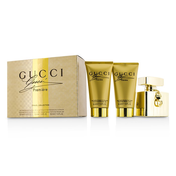 グッチ Gucci Premiere Coffret: Eau De Parfum Spray 50ml/1.6oz + Body Lotion 50ml/1.6oz + Shower Gel 50ml/1.6oz 3pcsProduct Thumbnail