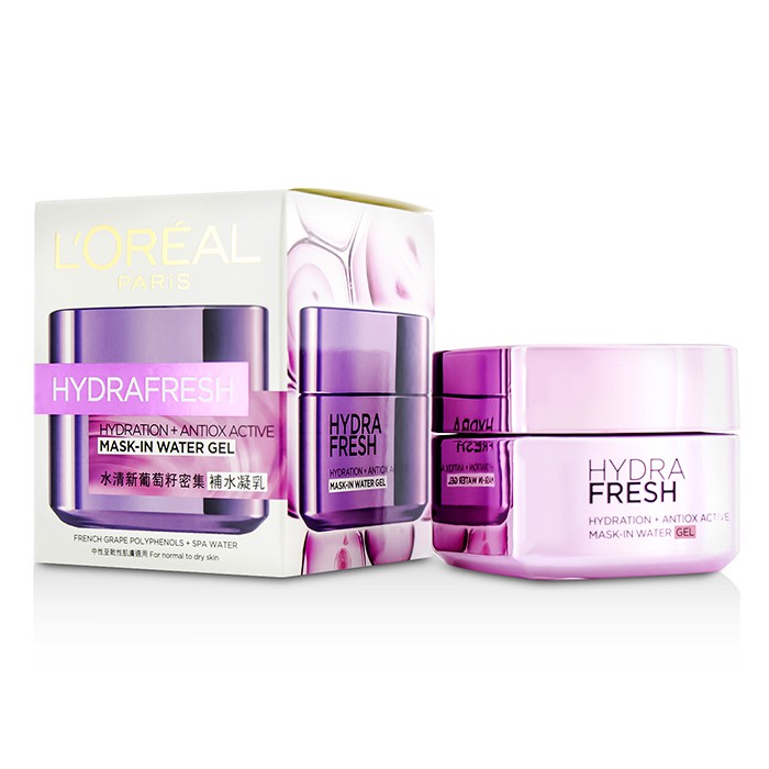 L'Oreal Hydra Fresh Hydration+ Antiox Active Mask-In Water Gel 50ml/1.7ozProduct Thumbnail