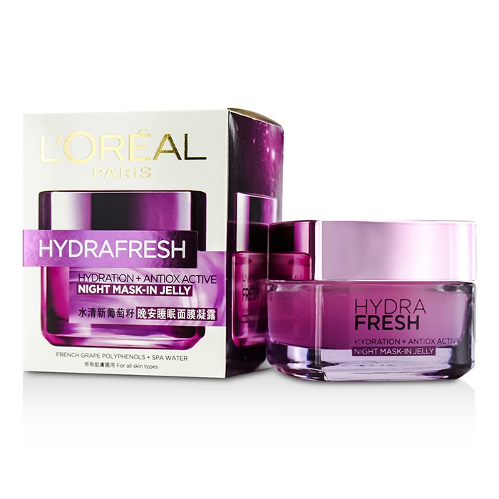 L'Oreal Hydrafresh Hydration+ Antiox Active Mask-In Jelly 50ml/1.7ozProduct Thumbnail