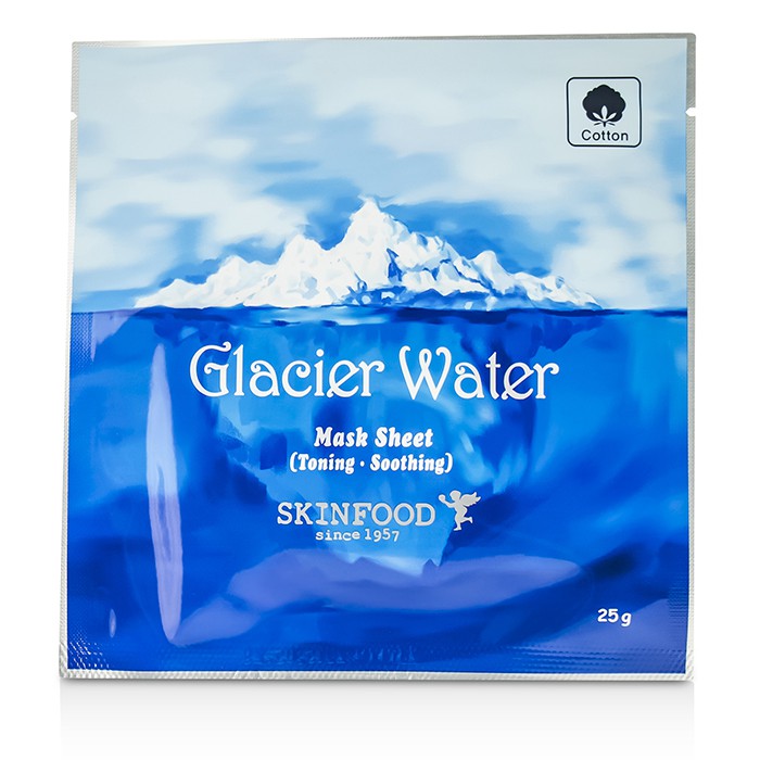 SkinFood Glacier Water Mask Sheet (Toning & Soothing) 10x25g/0.88ozProduct Thumbnail