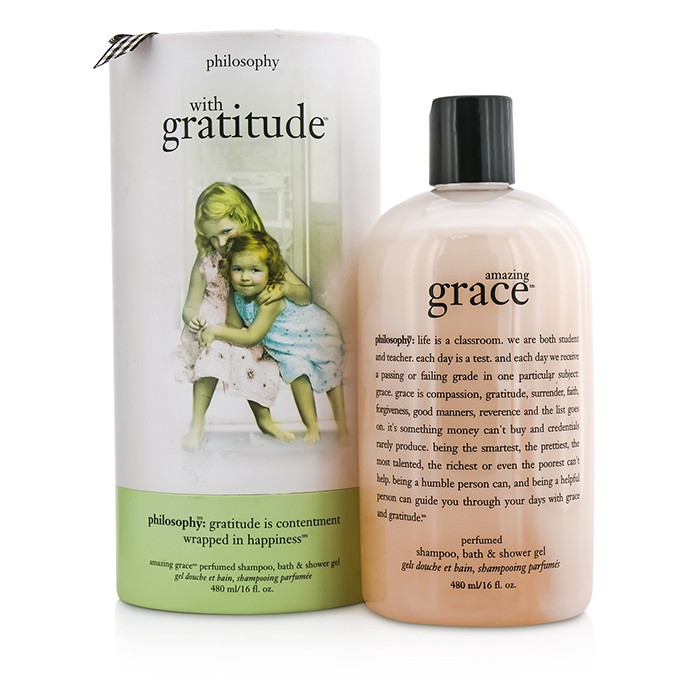 Philosophy Amazing Grace Perfumed Shampoo, Bath & Shower Gel (with Gratitude Box) 480ml/16ozProduct Thumbnail