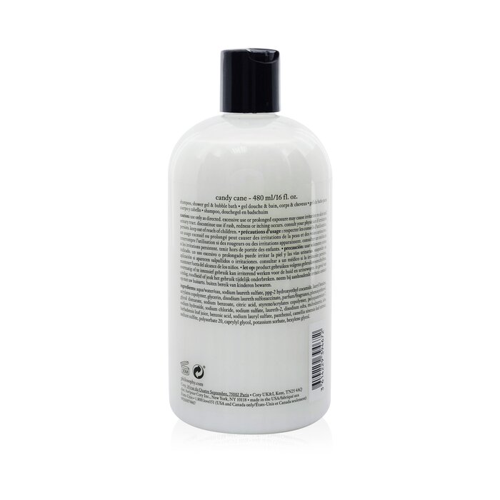 Philosophy Candy Cane Lane Shampoo, Shower Gel & Bubble Bath 480ml/16ozProduct Thumbnail