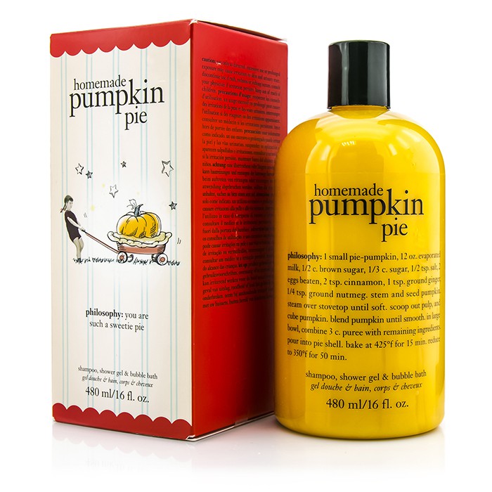 Philosophy Homemade Pumpkin Pie Shampoo, Shower Gel & Bubble Bath 480ml/16ozProduct Thumbnail